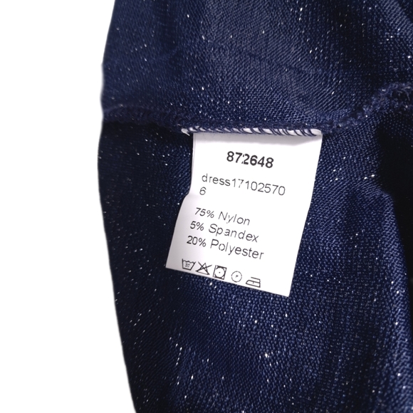 Shein Mini Dress Sleeveless Tank V-Cut Fitted Adjustable Women Sparkle Dress-L - Picture 12 of 14